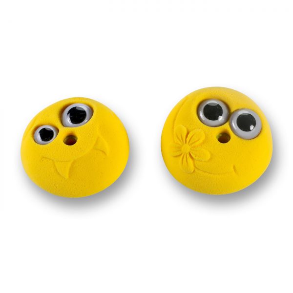 Chwyty wspinaczkowe Smileys 1015 PU, 2 szt. w zestawie, łatwe, dla dzieci