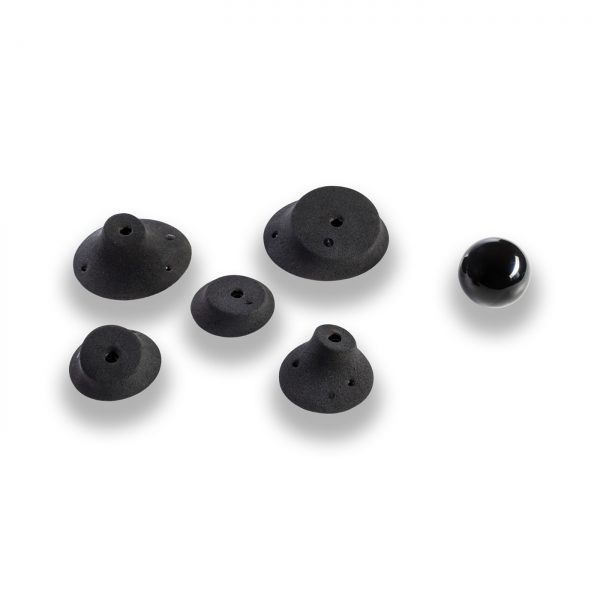 Chwyty wspinaczkowe Volcanoes 138 PU, 5 szt. w zestawie, trudne,