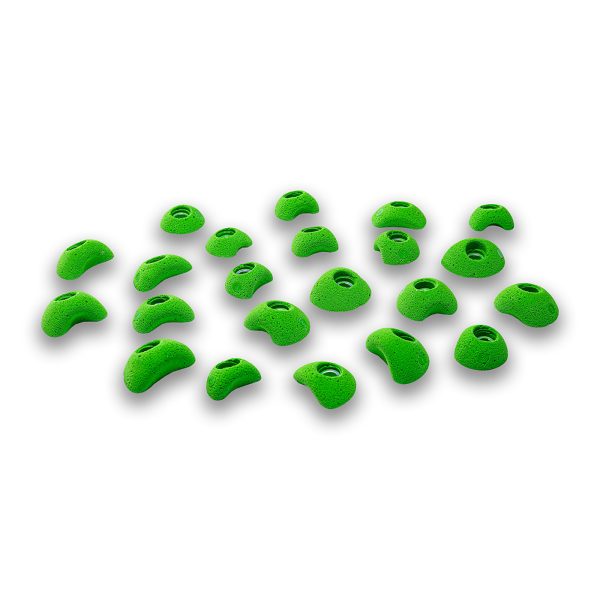 Chwyty wspinaczkowe Juggy Balls 317 PE, 22 szt. w zestawie, ,