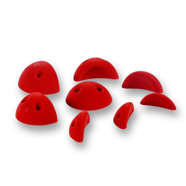 Chwyty wspinaczkowe Juggy Balls 317 PU, 8 szt. w zestawie, trudne,