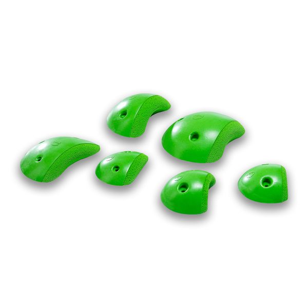 Chwyty wspinaczkowe Juggy Balls 318 PE DT, 6 szt. w zestawie, , podwójna strefa