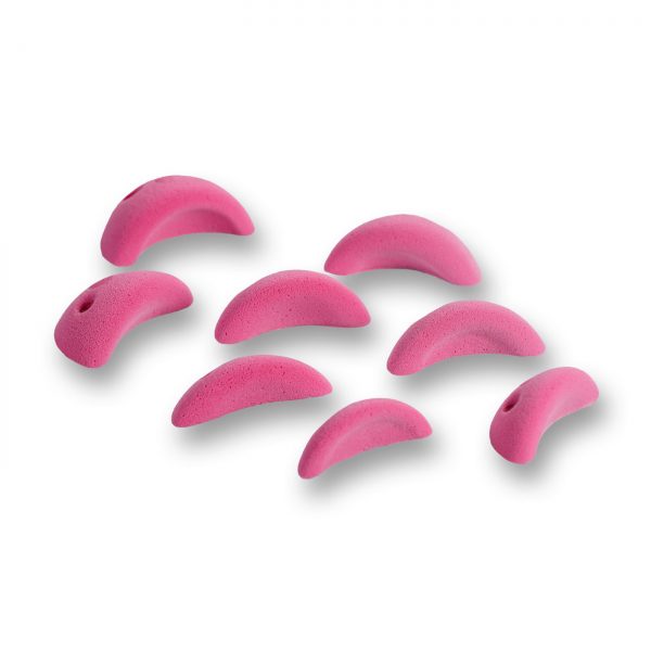 Chwyty wspinaczkowe Juggy Balls 318 PU, 8 szt. w zestawie, średnie,