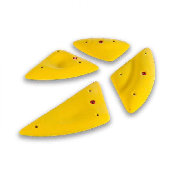 Chwyty wspinaczkowe Lemon Screw-ons 356 PU, 4 szt. w zestawie, średnie,