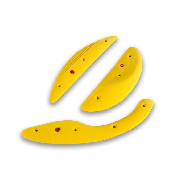 Chwyty wspinaczkowe Lemon Screw-ons 357 PU, 3 szt. w zestawie, średnie,