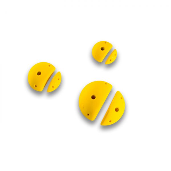 Chwyty wspinaczkowe Slices 416 PU, 6 szt. w zestawie, łatwe,