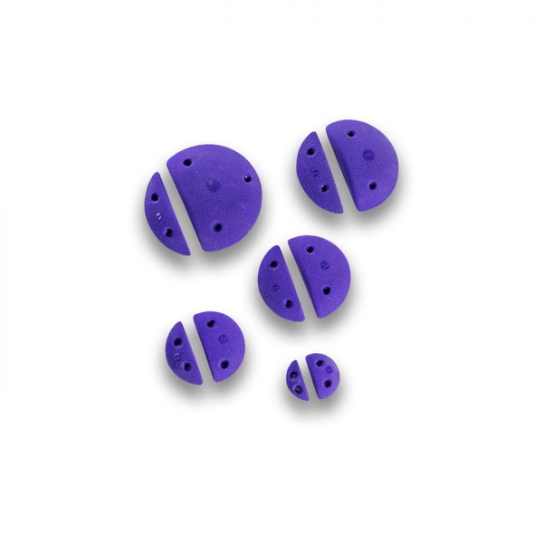 Chwyty wspinaczkowe Slices 420 PU, 10 szt. w zestawie, trudne,