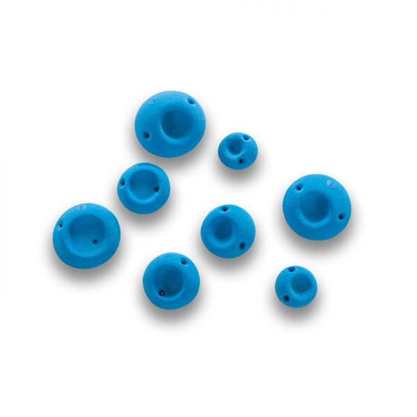 Chwyty wspinaczkowe Dishes 479 PU, 8 szt. w zestawie, trudne,