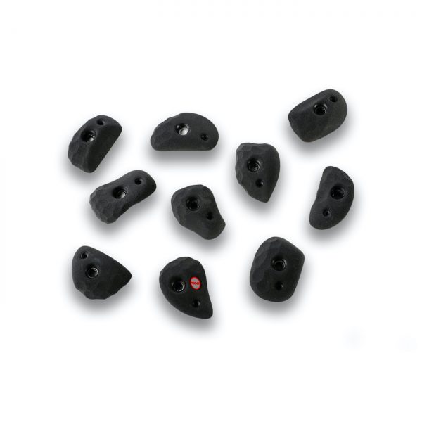 Chwyty wspinaczkowe Turtles 070 PU, 10 szt. w zestawie, średnie,