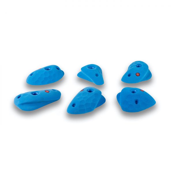 Chwyty wspinaczkowe Turtles 073 PU, 6 szt. w zestawie, średnie,