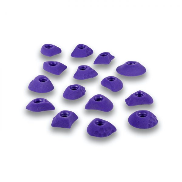 Chwyty wspinaczkowe Turtles 078 PU, 8 szt. w zestawie, średnie,