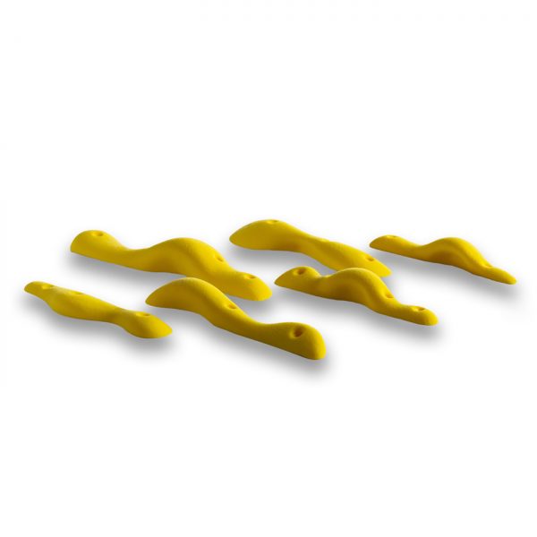 Chwyty wspinaczkowe Snakes 094 PU, 6 szt. w zestawie, średnie,