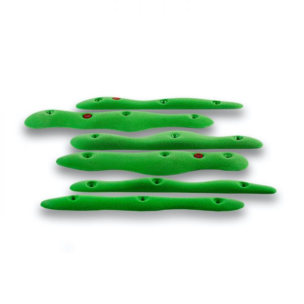 Chwyty wspinaczkowe Snakes 096 PU, 6 szt. w zestawie, średnie,