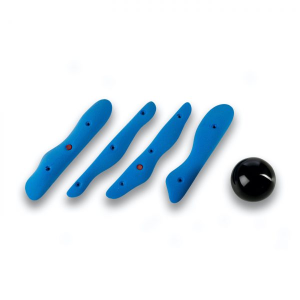 Chwyty wspinaczkowe Snakes 098 PU, 4 szt. w zestawie, średnie,