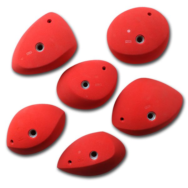 Chwyty wspinaczkowe Cant Large, 6 szt. w zestawie, średnie,