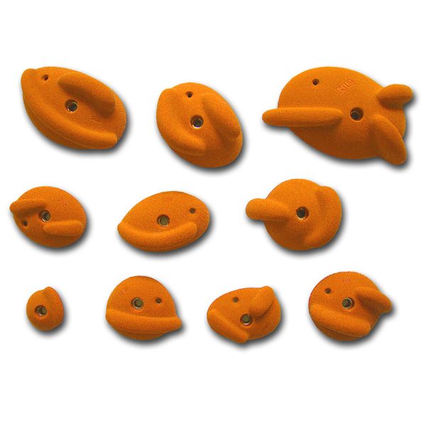 Chwyty wspinaczkowe Classic CosmiX 2, 10 szt. w zestawie, średnie,