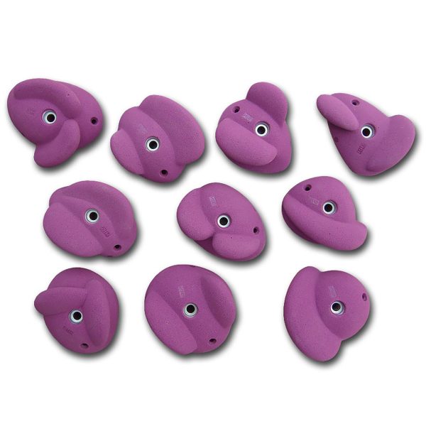 Chwyty wspinaczkowe Classic CosmiX 5, 10 szt. w zestawie, średnie,