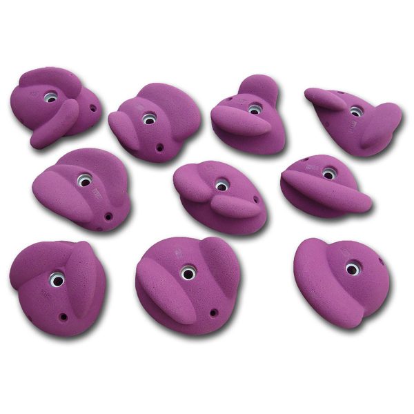 Chwyty wspinaczkowe Classic CosmiX 5, 10 szt. w zestawie, średnie,