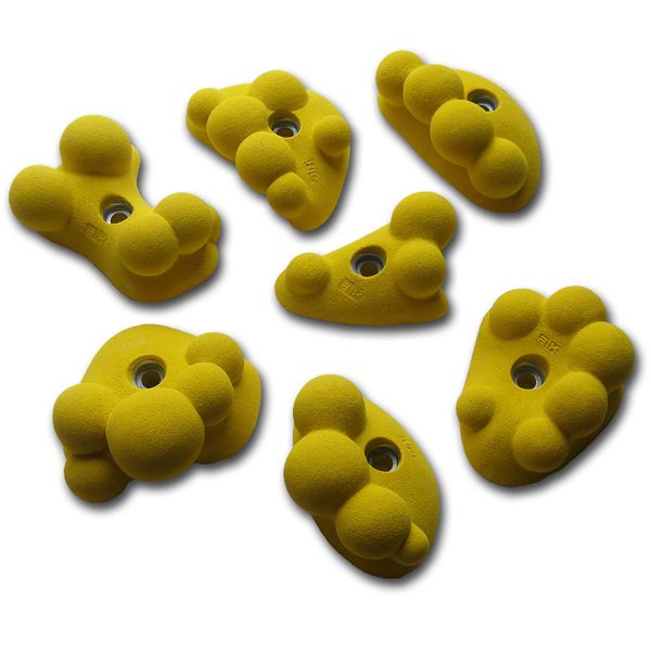 Chwyty wspinaczkowe Bubbles CosmiX 6, 7 szt. w zestawie, średnie,