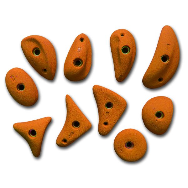 Chwyty wspinaczkowe Classic CruX 1, 10 szt. w zestawie, trudne,