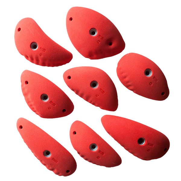 Chwyty wspinaczkowe Classic CruX 9 Corc Large, 8 szt. w zestawie, średnie,