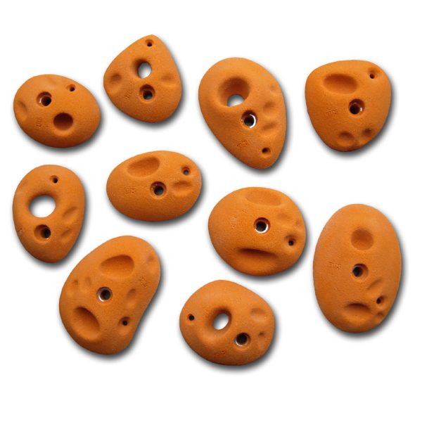 Chwyty wspinaczkowe Classic Diry 4, 10 szt. w zestawie, trudne,