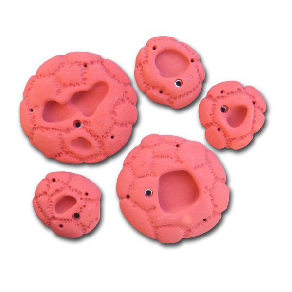 Chwyty wspinaczkowe Limestone Diry 5, 5 szt. w zestawie, średnie,