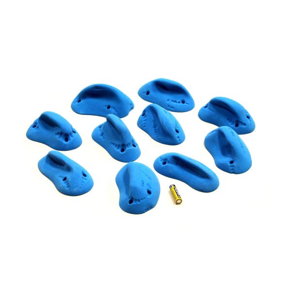 Chwyty wspinaczkowe Limestone Fins 12.401, 10 szt. w zestawie, trudne,