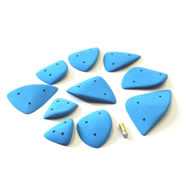 Chwyty wspinaczkowe Classic Jibs 7 PU, 10 szt. w zestawie, trudne,