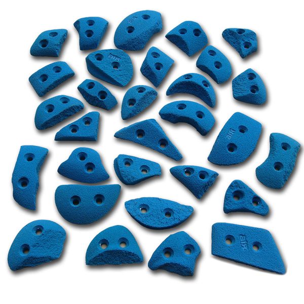 Chwyty wspinaczkowe Classic Minimicro 2 PU, 30 szt. w zestawie, trudne,