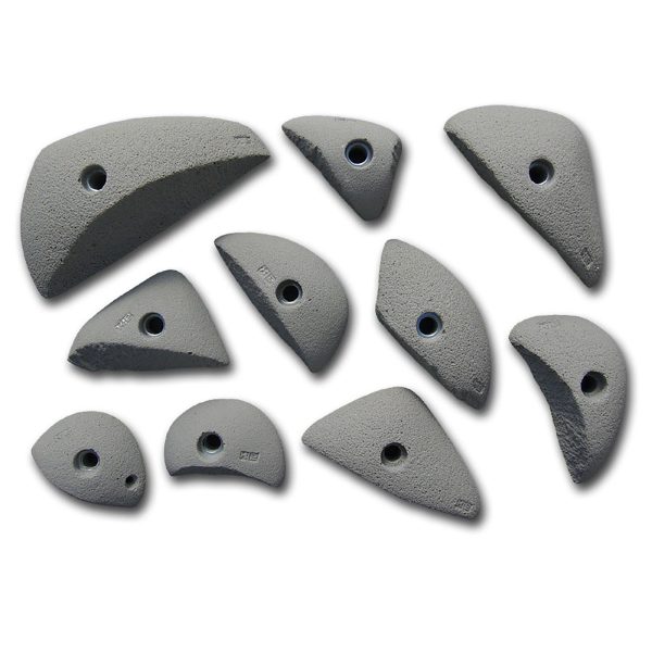 Chwyty wspinaczkowe Classic Nature 3, 10 szt. w zestawie, trudne,