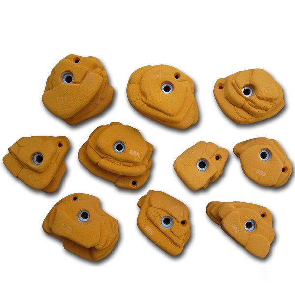 Chwyty wspinaczkowe Slate Nature 8, 10 szt. w zestawie, średnie,