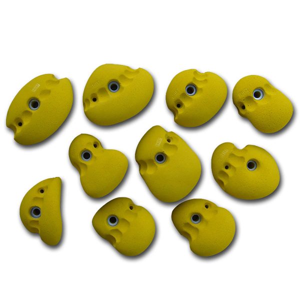 Chwyty wspinaczkowe Limestone Nature 9, 10 szt. w zestawie, łatwe,