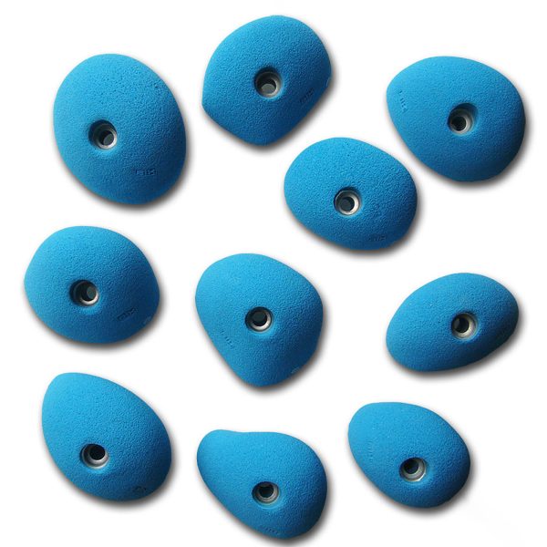 Chwyty wspinaczkowe Classic Obliny 4, 10 szt. w zestawie, łatwe,