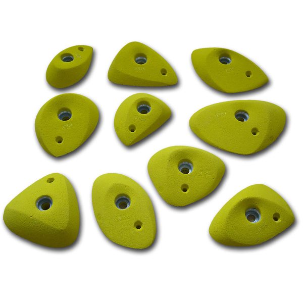 Chwyty wspinaczkowe Cant Obliny 6, 10 szt. w zestawie, trudne,