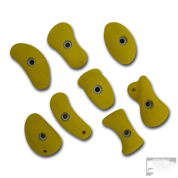 Chwyty wspinaczkowe Classic SELECT 4, 8 szt. w zestawie, średnie,