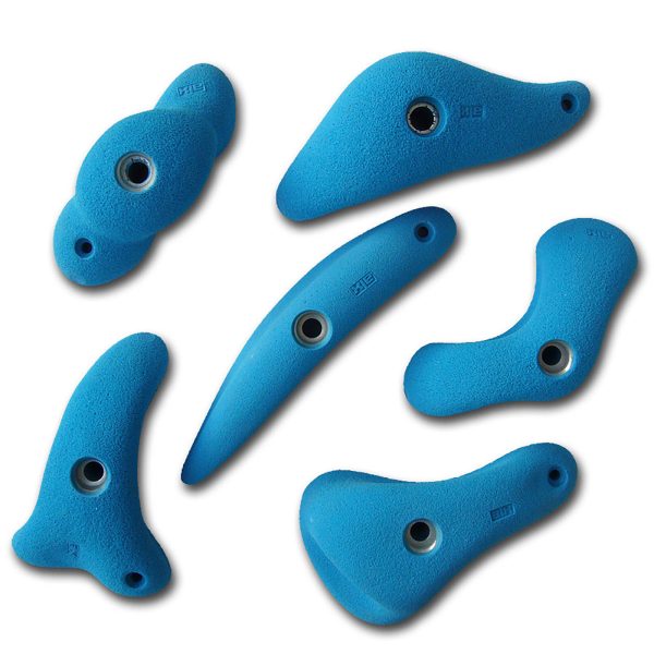 Chwyty wspinaczkowe Classic SELECT 5, 6 szt. w zestawie, łatwe,