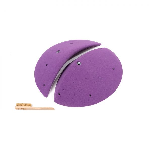 Chwyty wspinaczkowe Fat Twins 4 PU, 2 szt. w zestawie, łatwe,