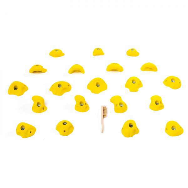 Chwyty wspinaczkowe First Pack Start 20, 20 szt. w zestawie, łatwe, dla dzieci