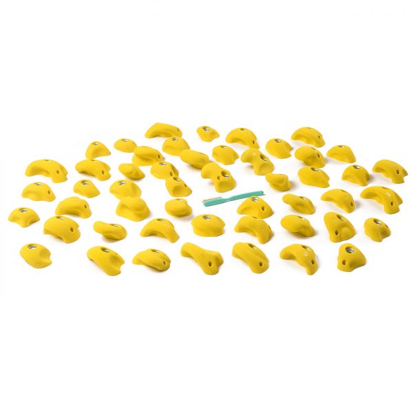 Chwyty wspinaczkowe First Pack Start 50, 50 szt. w zestawie, łatwe, dla dzieci