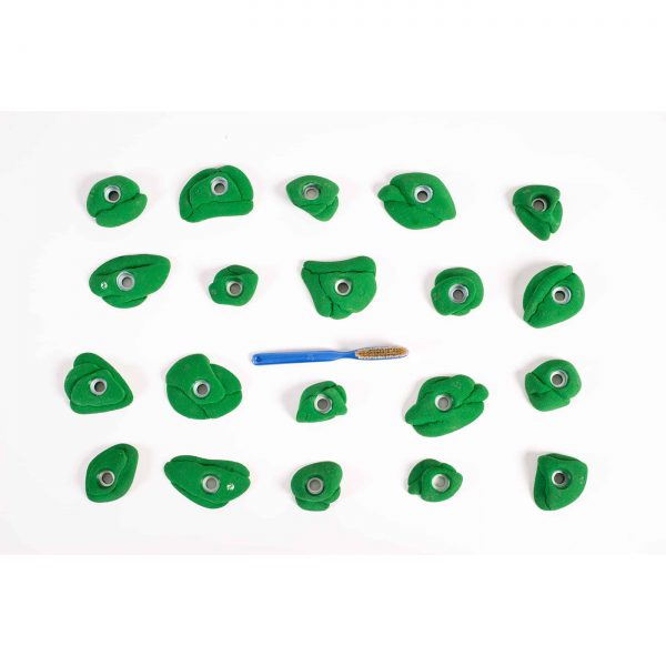 Chwyty wspinaczkowe Fresh Foot 2, 20 szt. w zestawie, średnie,