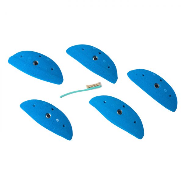 Chwyty wspinaczkowe Pro Edges 2, 5 szt. w zestawie, średnie,