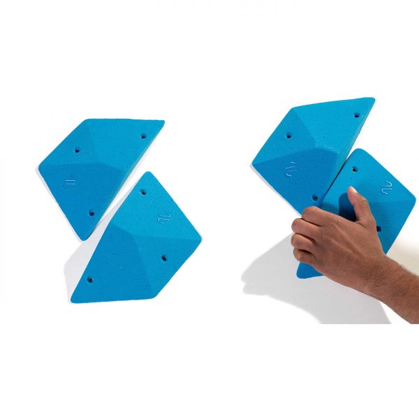 Chwyty wspinaczkowe Pro Geometrics Twins L2 PU, 4 szt. w zestawie, średnie,