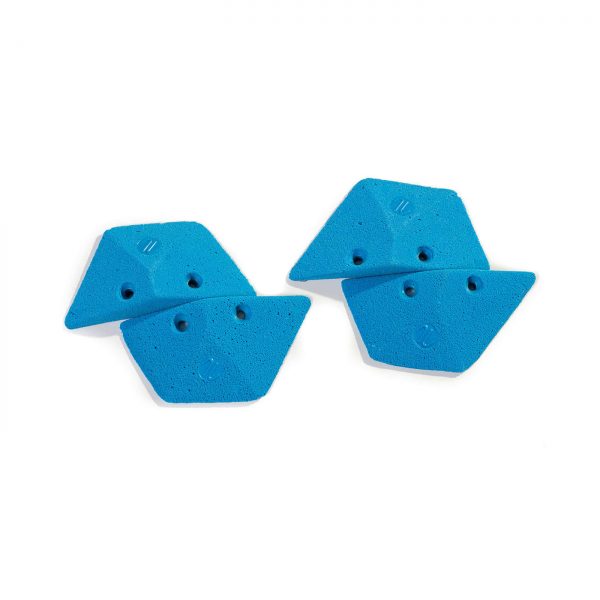 Chwyty wspinaczkowe Pro Geometrics Twins S PU, 4 szt. w zestawie, trudne,