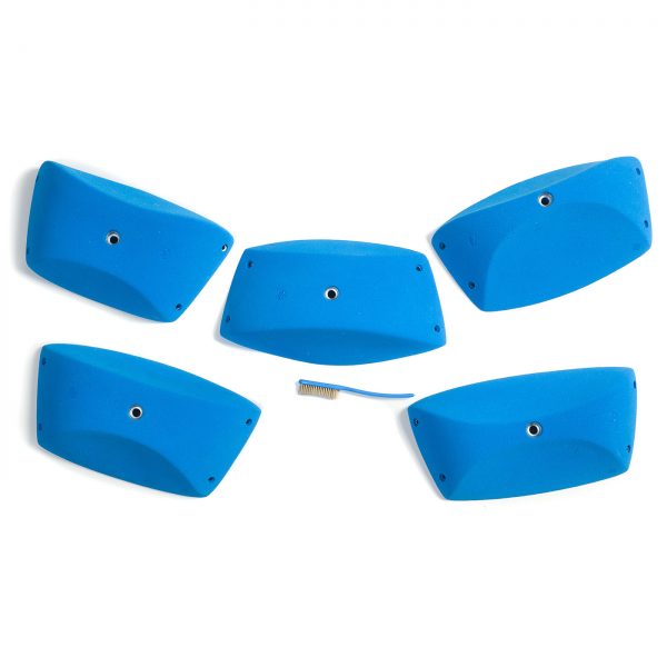 Chwyty wspinaczkowe Pro Slopers 1 PU, 5 szt. w zestawie, średnie,