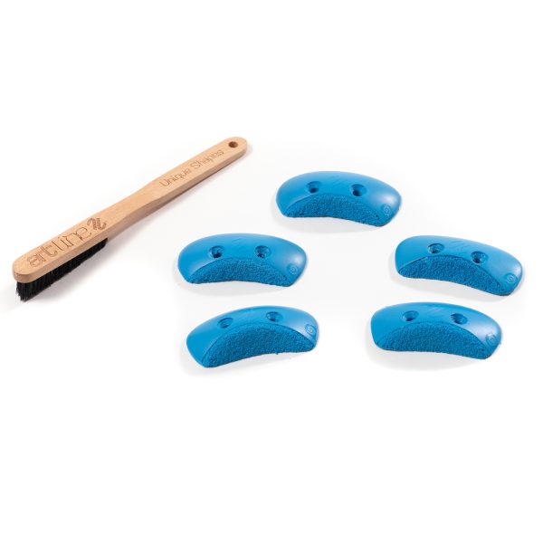 Chwyty wspinaczkowe Mercy XS1 DT, 5 szt. w zestawie, ,