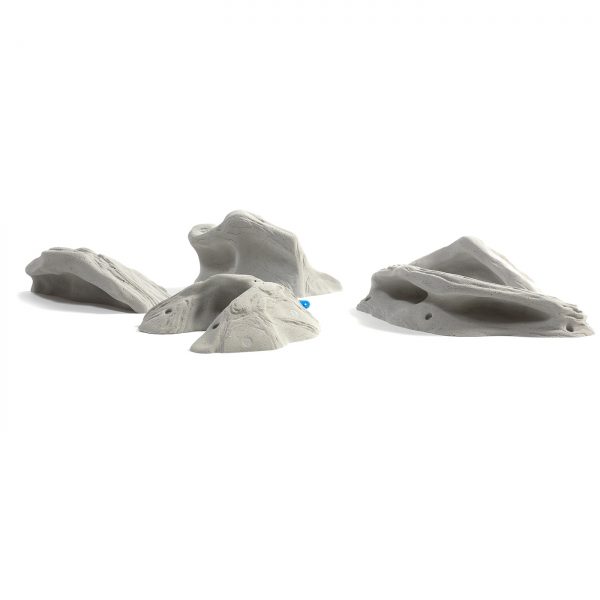 Chwyty wspinaczkowe Stone Méga Jugs PU, 5 szt. w zestawie, łatwe, imitacja skały