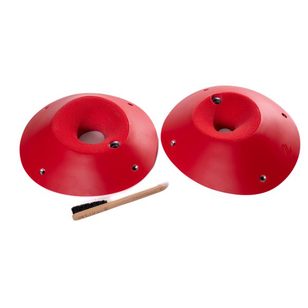 Chwyty wspinaczkowe Tribe Pockets XL3 DT PU, 2 szt. w zestawie, , podwójna strefa