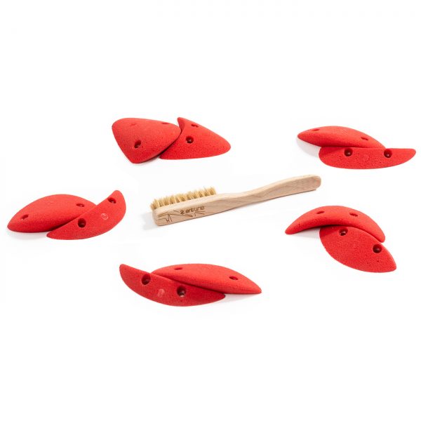 Chwyty wspinaczkowe Tribe Twins S1 PU, 10 szt. w zestawie, trudne,