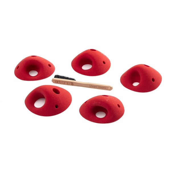 Chwyty wspinaczkowe Tribe Pockets M1 PU, 5 szt. w zestawie, ,