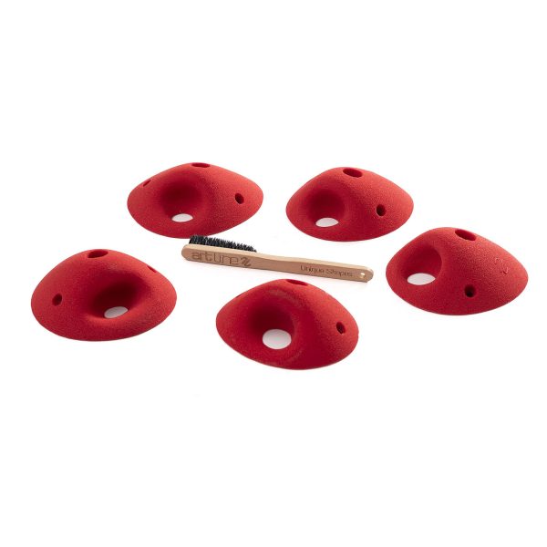 Chwyty wspinaczkowe Tribe Pockets M2 PU, 5 szt. w zestawie, ,